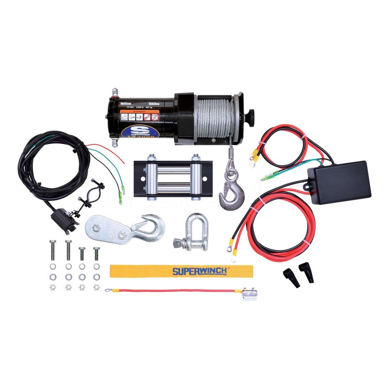 Superwinch 2000 LBS 12 VDC 5/32in x 49ft Steel Rope LT2000 Winch 1120210 1120210 Photo - Unmounted