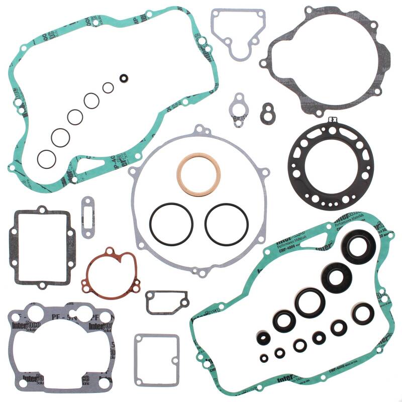 Vertex Pistons Vertex Gaskets 97-03 Kawasaki KX250 Complete Gasket Kit w/ Oil Seals 811457 811457 Photo - Primary