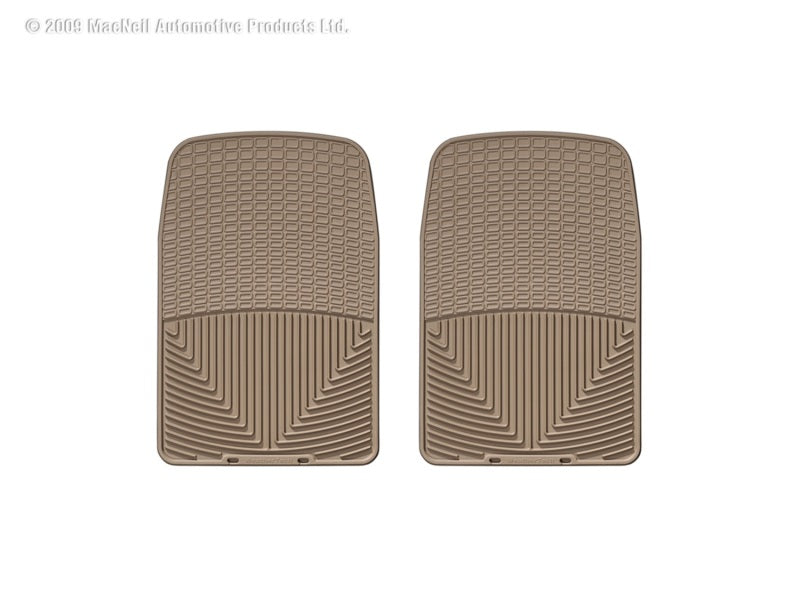 WeatherTech 98 Lincoln Navigator Front Rubber Mats - Tan W9TN W9TN Photo - Primary
