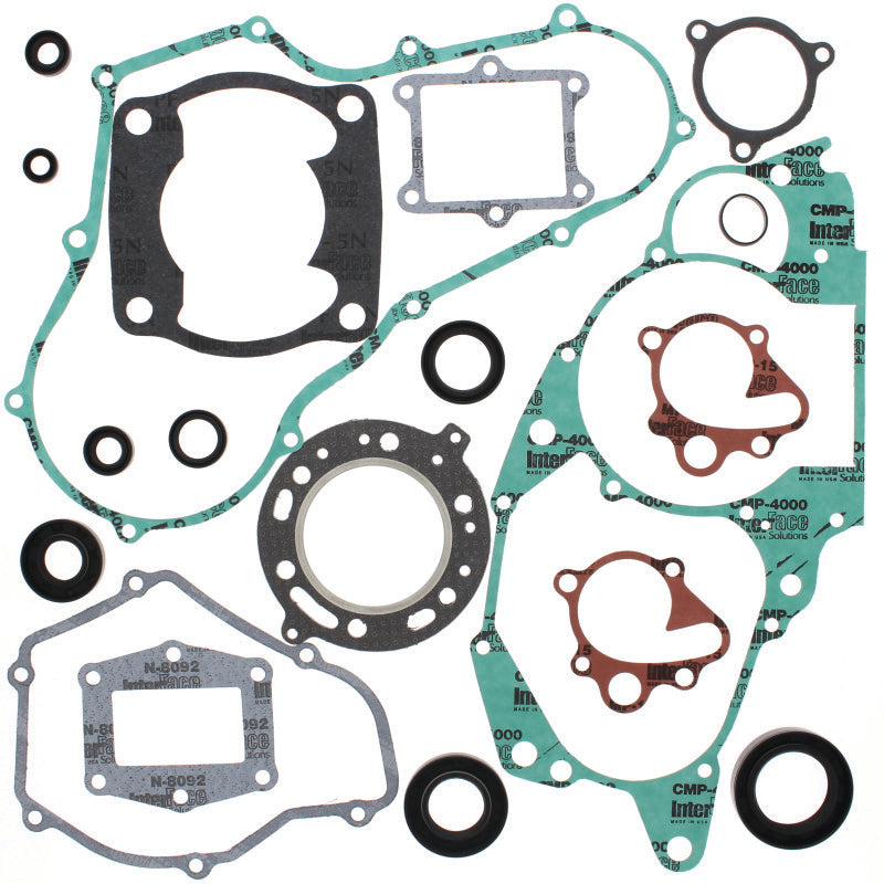 QuadBoss 85-86 Honda ATC250R Complete Gasket Set w/ Oil Seal 563997 563997 Photo - Primary