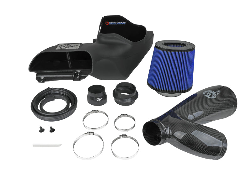 aFe 17-20 Ford F-150/Raptor Track Series Carbon Fiber Cold Air Intake System With Pro 5R Filters 57-10010R 57-10010R Photo - Unmounted