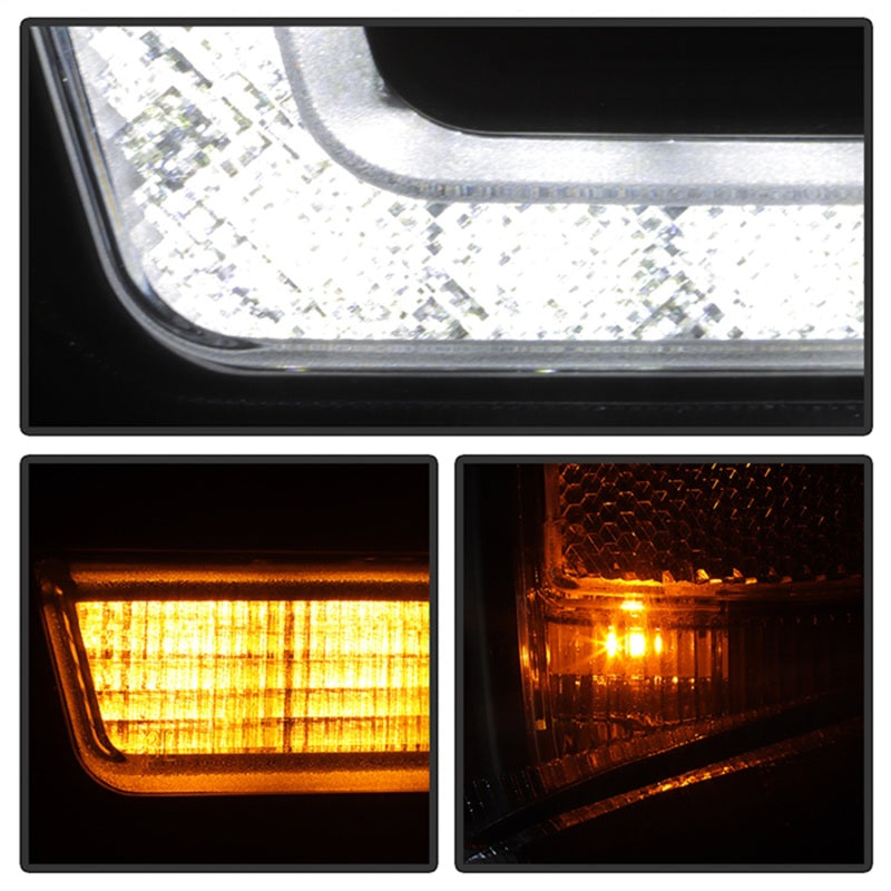 SPYDER 20-23 Chevy Silverado 2500/3500 Proj Headlights - LED DRL - Black PRO-YD-CSHD20SI-SEQ-BK 5088796 5088796 Photo - Unmounted