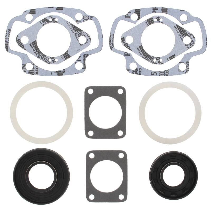 Vertex Pistons Vertex Gaskets 73-74 Arctic Cat Twin 400 (Kawasaki) FA/2 Complete Gasket Kit w/ Oil Seals 711056 711056 Photo - Primary