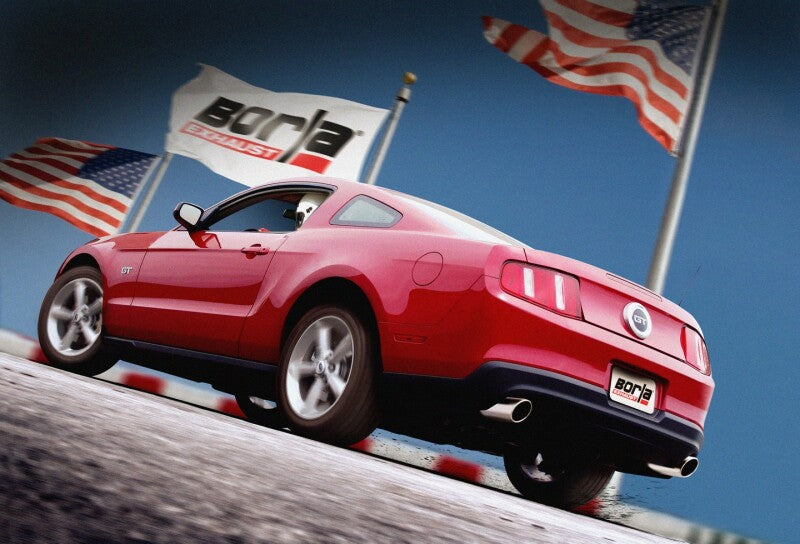 Borla 2010 Mustang GT 4.6L S-type Exhaust (rear section only) 11777 11777 Photo - lifestyle view