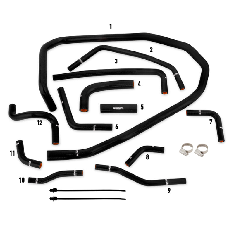 Mishimoto Black Silicone Ancillary Hose Kit - Subaru WRX 2015+ MMHOSE-WRX-15ANCBK User 5
