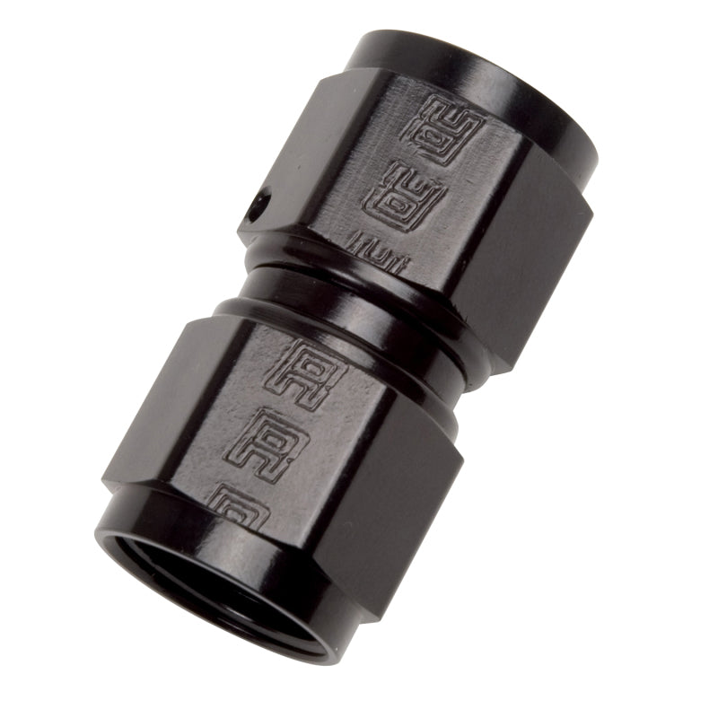 Russell -6 AN Straight Swivel Coupler (Black Finish) 640003 Photo - Primary