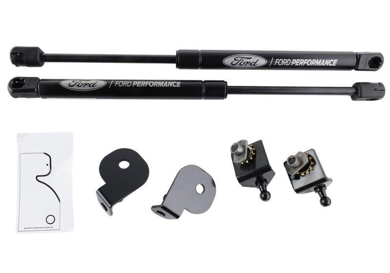 Ford Mustang Hood Lift Kit w/ Laser Engraved 15-17 FRDM16826-MA M-16826-MA Photo - Unmounted