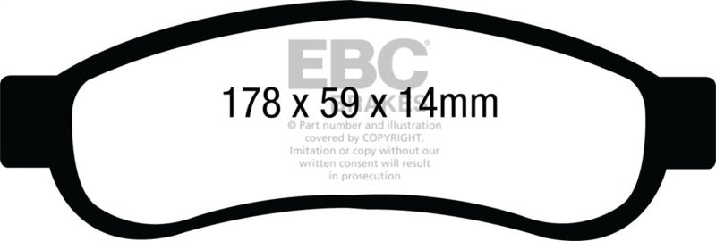 EBC Disc Brake Pad Set UD1334 Photo - Primary