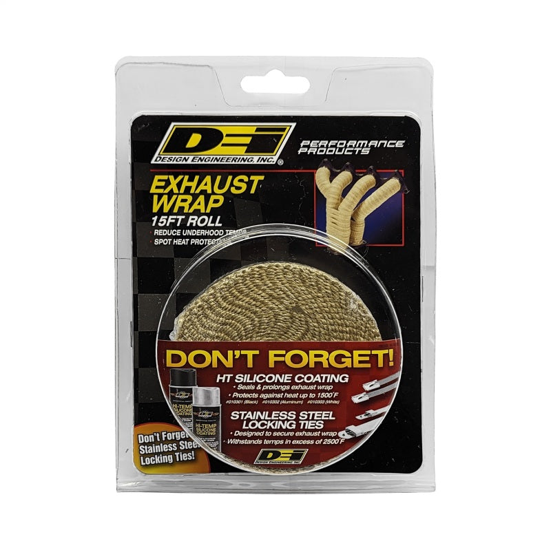 DEI Exhaust Wrap 1in x 15ft - Tan 10105 10105 Photo - Unmounted