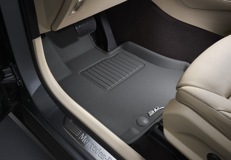 3D MAXpider 2012-2015 Mazda Mazda5 Kagu 1st Row Floormat - Gray L1MZ03911501 L1MZ03911501 Photo - Mounted