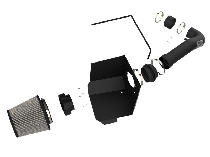 aFe Magnum FORCE Stage-2 Pro DRY S Cold Air Intake System Chevrolet Silver 51-21752 Photo - Unmounted