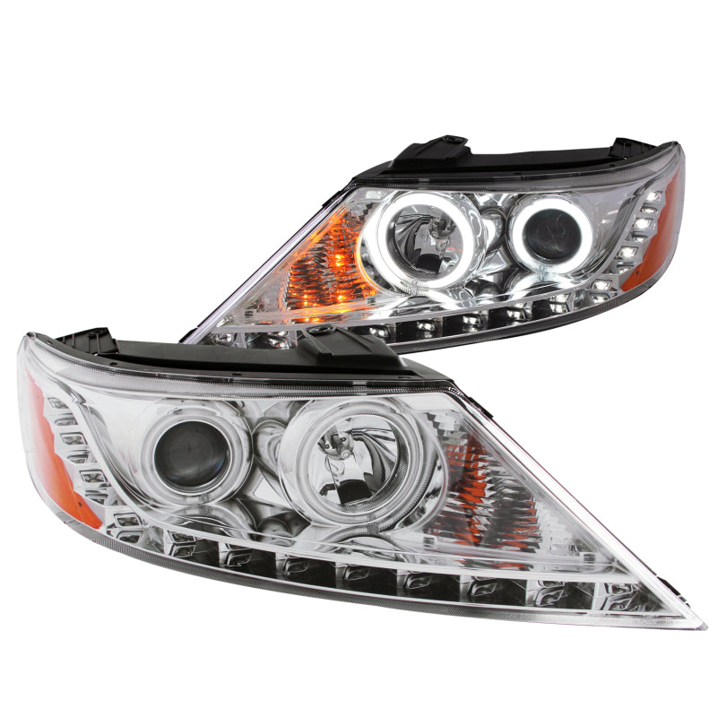 Anzo 2011-2013 Kia Sorento Projector Headlights w/ Halo Chrome (CCFL) 111249 Photo - Primary