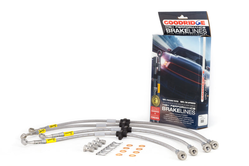 Goodridge Stainless Steel Brake Line SS Braid 02-08 Acura RSX 20104 Photo - Primary