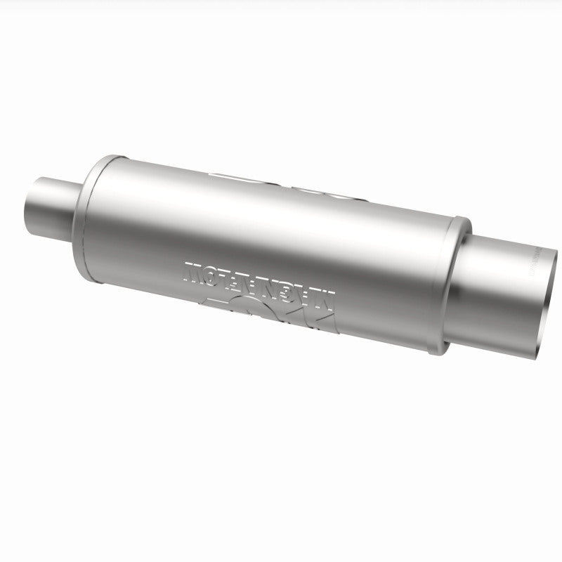 MagnaFlow 5" Round Center/Center Performance Muffler With Tip 14857 360 Degree Image Set