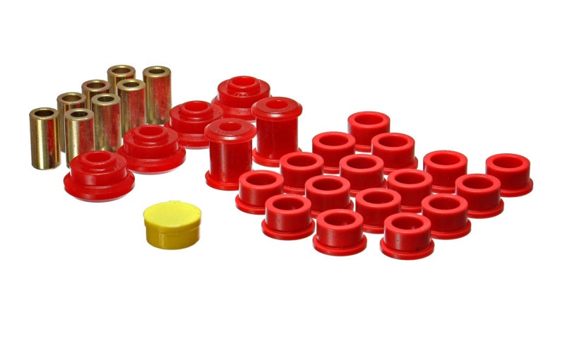 Energy Suspension Control Arm Bushing Set Red Saturn SC1 All 1993-2002 18.3102R Photo - Primary