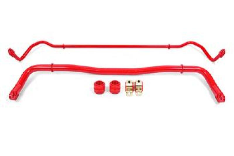 BMR Suspension BMR 08-20 Dodge Challenger Front/Rear Sway Bar Kit w/ Bushings - Red SB110R SB110R User 1