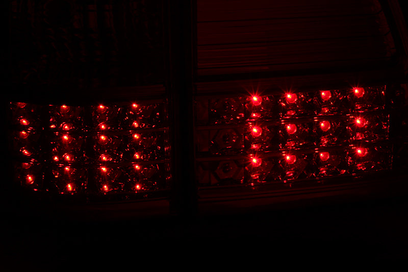 Anzo 1998-2005 Toyota Land Cruiser Fj LED Taillights Red/Clear G2 311094 Photo - Mounted