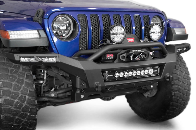 Addictive Desert Designs ADD 18-24 Jeep Wrangler JL / 18-24 Jeep Gladiator JT Phantom Winch Rear Bumper F980335070103 F980335070103 Photo - Mounted