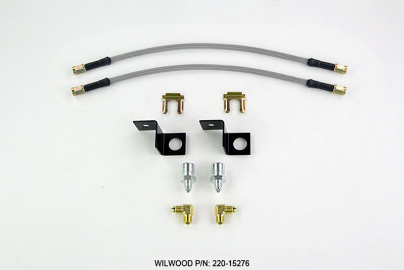 Wilwood Flexline Kit, 14 inch, -3, M10-1.5 IF, 1/8 NPT 90 Degree 220-15276 User 1