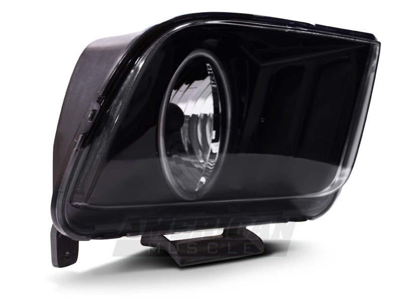 Raxiom 05-09 Ford Mustang GT V6 Axial Series CCFL Halo Projector Headlight- Blk Housing (Smkd Lens) 49121 49121 Photo - Close Up
