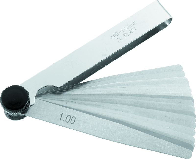 BikeMaster 20-Blade Metric Feeler Gauge Set (Pack of 3) 151526 151526 Photo - Primary