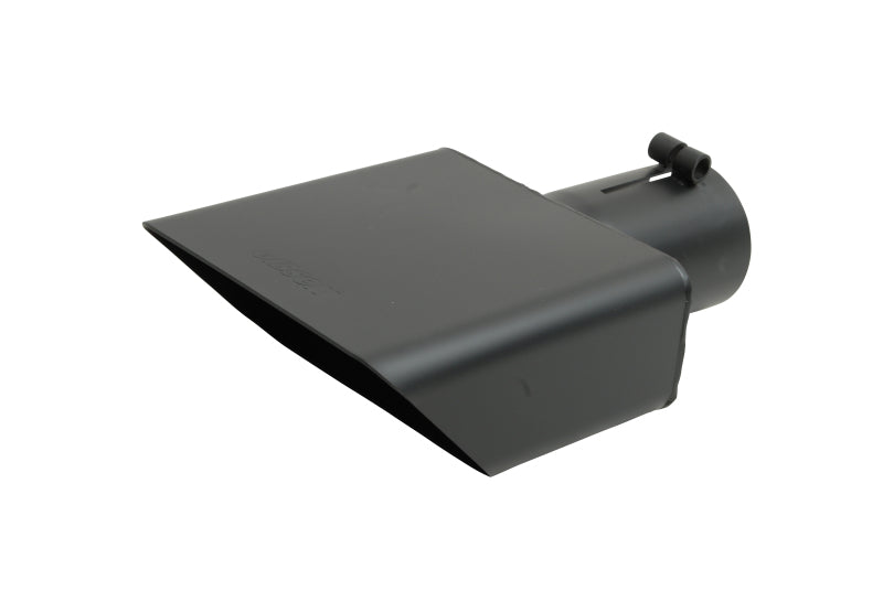 Gibson Rectangle Sport Tip - Right - 6x2.75in OD/2.5in Inlet/6in Length - Black Ceramic 500365-B 500365-B Photo - Primary