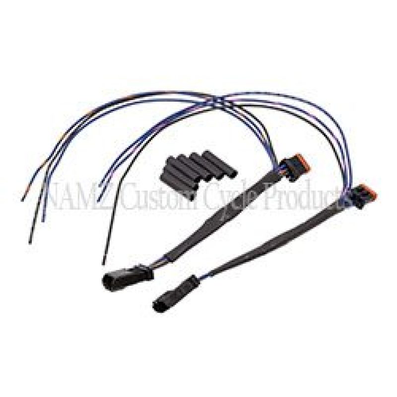 NAMZ 14-23 V-Twin Dyna/Softail/Road & Street Glide/Electra Plug-N-Play Front Turn Sig Tap Harness N-FTTH-01 N-FTTH-01 Photo - Primary