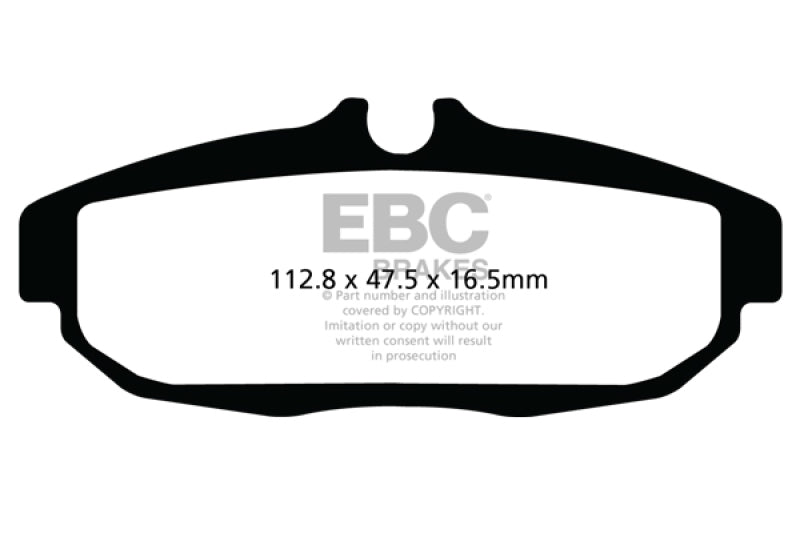 EBC 12 Ford Mustang 5.8 Supercharged (GT500) Shelby Ultimax2 Rear Brake Pads UD1562 UD1562 Photo - Primary