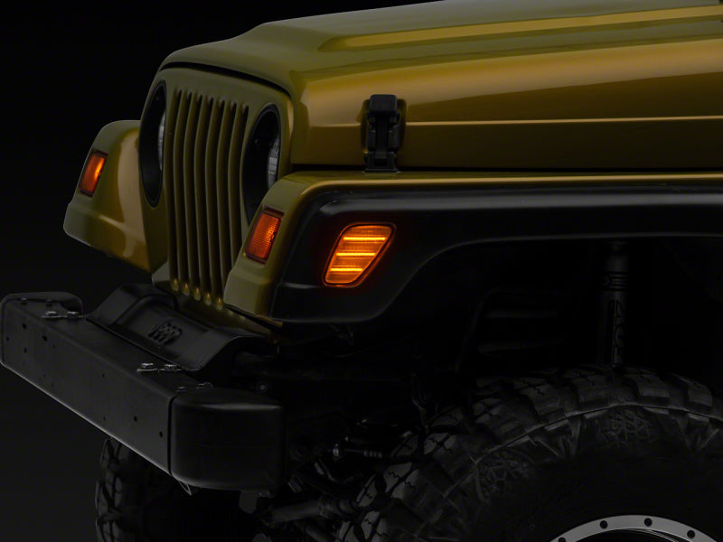 Raxiom 97-06 Jeep Wrangler TJ Axial Series LED Side Marker Lamps- Clear J166835 J166835 Photo - Primary