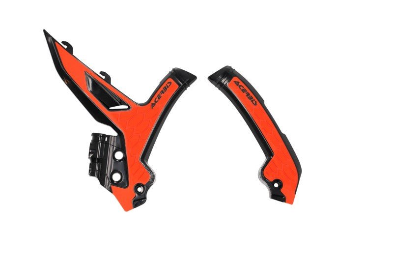 Acerbis 23+ KTM EXC-F/ SX/ SX-F/ XC/ XC-F/ XC-W/ XCF-W Frame Guards- X-Grip - Black/16 Orange 2975045229 2975045229 Photo - Primary