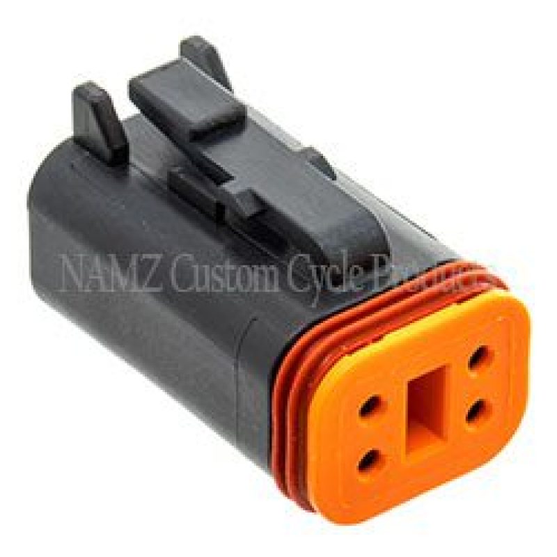 NAMZ Deutsch DT Series 4-Wire Plug & Wedgelock - Black (HD 72114-94BK) DP-4B DP-4B Photo - Primary