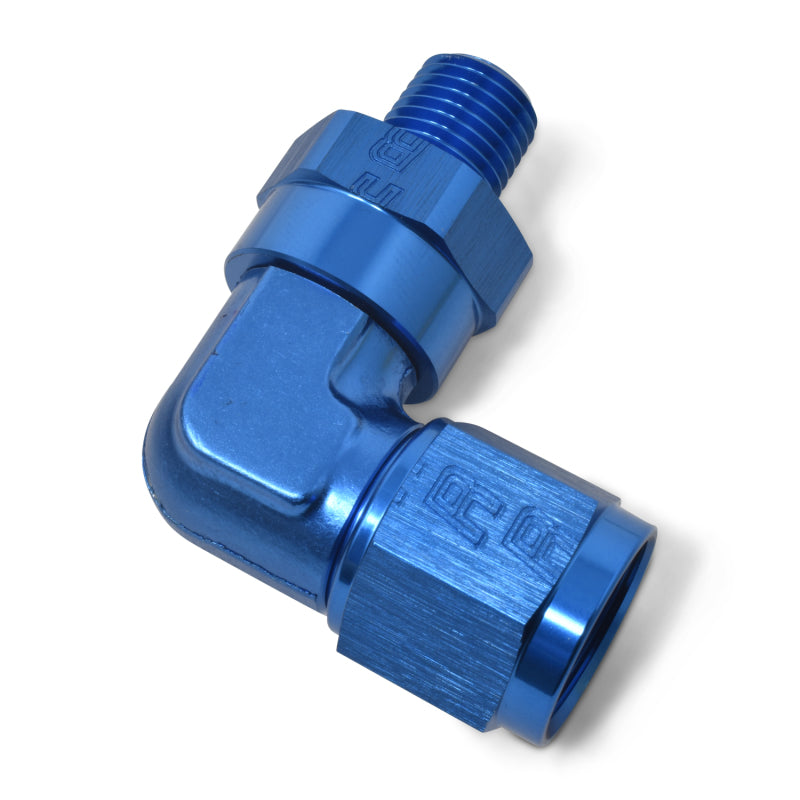 Russell Performance -8 AN 90 Degree Female to Male 1/4in Swivel NPT Fitting 614008 614008 Photo - out of package