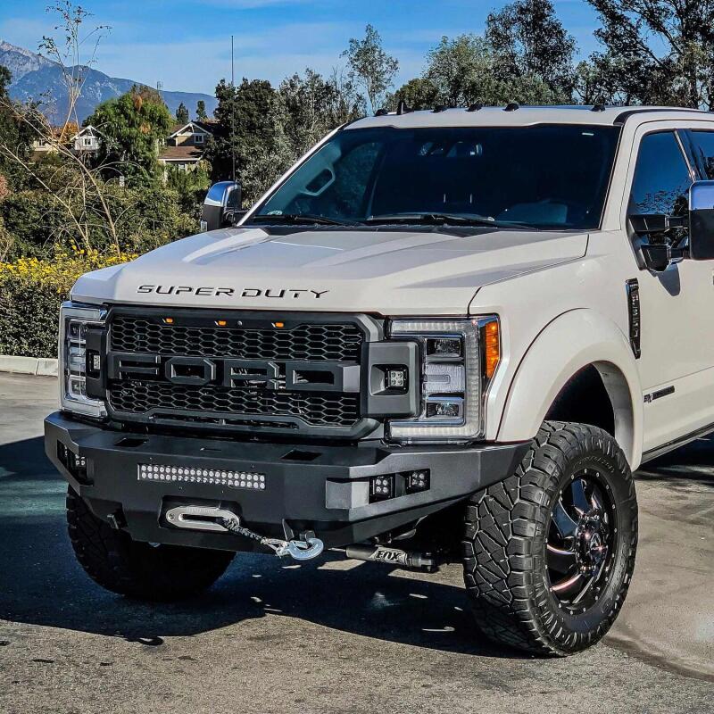 Westin 17-22 Ford F-250/350 Pro-Series Front Bumper- Textured Black 58-411175 58-411175 Photo - Mounted