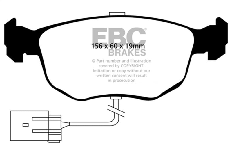 EBC Disc Brake Pad Set UD762 Photo - Primary