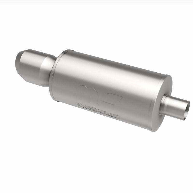 MagnaFlow 7" Round Center/Center Performance Muffler With Tip 14836 360 Degree Image Set