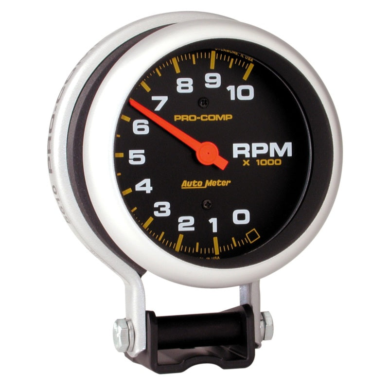 Autometer Gauge, Tachometer, 3 3/4", 10k Rpm, Pedestal, Pro-Comp 5610 Photo - Primary