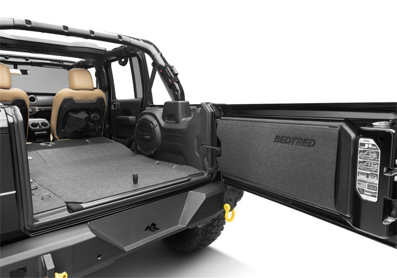 BedRug 18-23 Jeep JL 2-Door 2pc Front Floor BedTred Kit BTJL18F2 BTJL18F2 Photo - Mounted