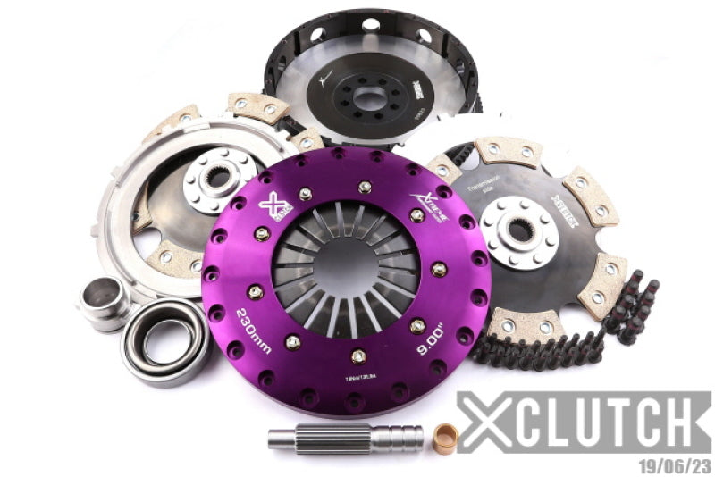 XCLUTCH 91-98 Nissan 180SX S13 2.0L 9in Twin Solid Ceramic Clutch Kit XKNI23531-2E XKNI23531-2E Photo - Primary