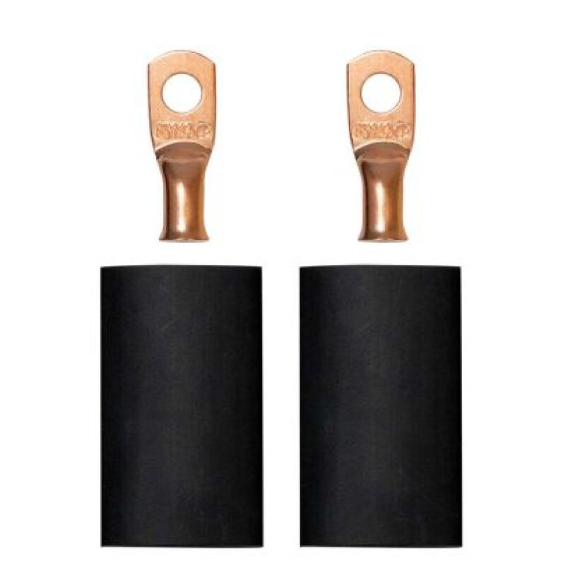 Moroso 1/4in Dia Stud 8 GA Wire Crimp/Solder Battery Cable Terminal Kit (2 Pack) 74160 74160 User 1