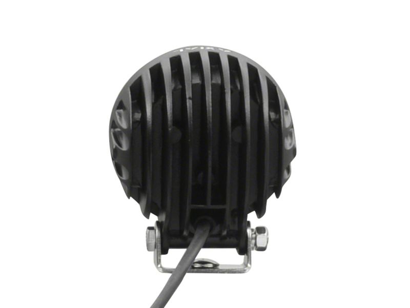 Raxiom Axial 3-In 4-LED Yellow Beam Round Light Flood Beam Universal (Some Adaptation Required) J109482 J109482 Photo - Close Up