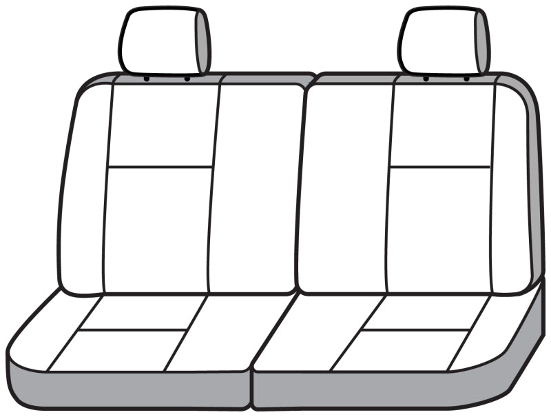 Covercraft 11-24 Dodge Durango Endura PrecisionFit Custom Third Row Seat Covers - Charcoal/Silver GTD1405ENCS GTD1405ENCS Photo - out of package