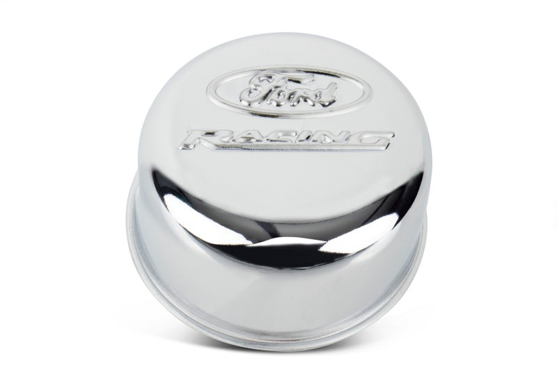 Ford Racing Logo Push-In Type Air Breather Cap - Chrome 302-215 302-215 Photo - Unmounted