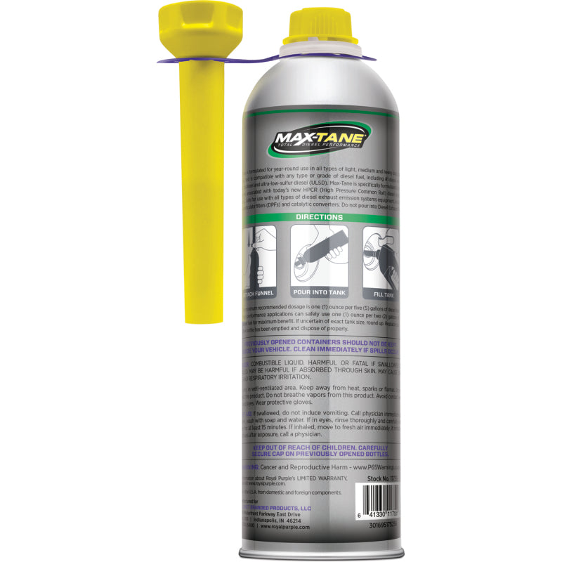 Royal Purple Max Tane Diesel Addtive Case 6x20oz Bottles ROY06755 06755 User 1