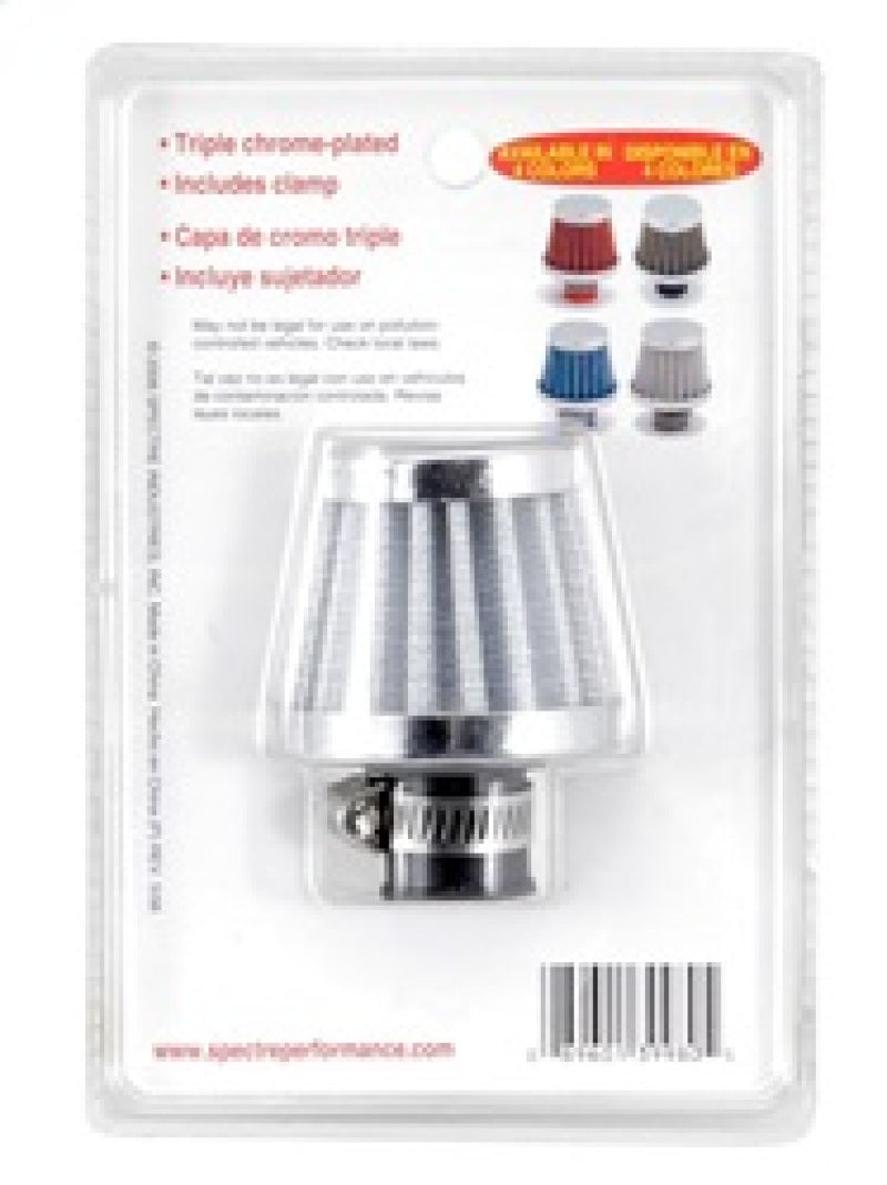 Spectre Breather Filter 10mm Flange / 2in. OD / 1-3/4in. Height - White 3998 3998 Photo - in package