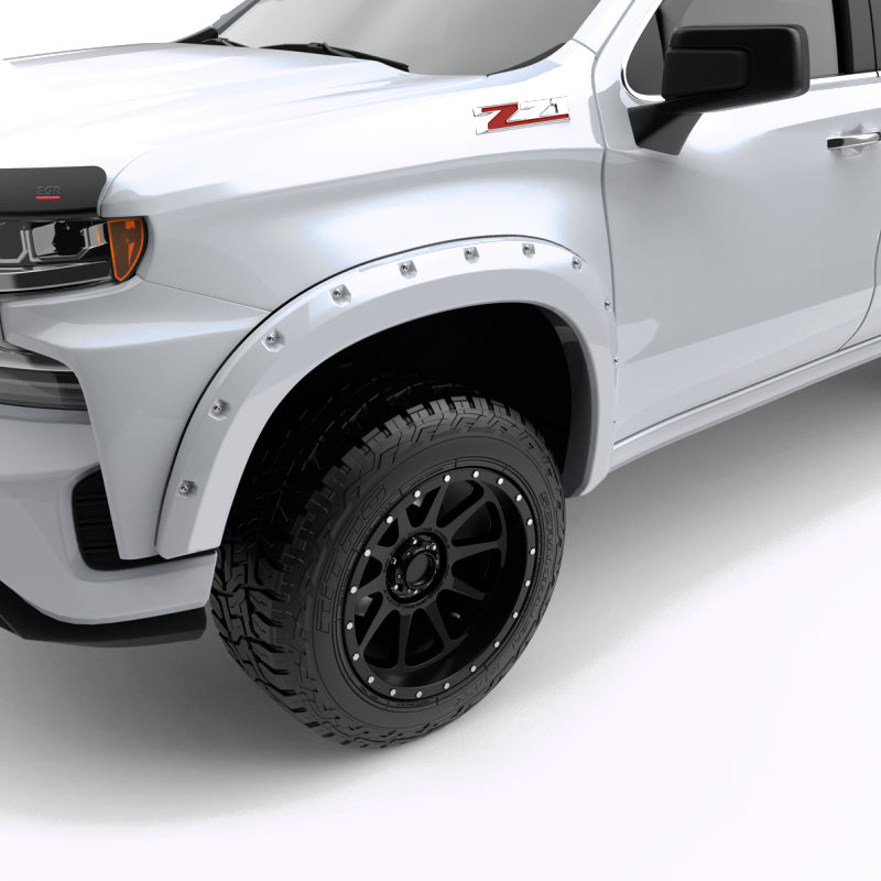 EGR 19-22 Chevrolet Silverado 1500 Summit White Traditional Bolt-On Look Fender Flares Set Of 4 791694-GAZ 791694-GAZ User 1