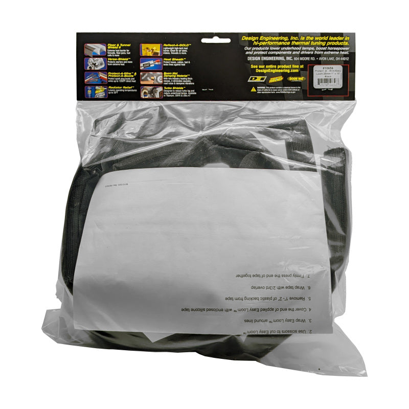 DEI Split Wire Sleeve Easy Loom 25mm-1in x 10 Black 10656 10656 Photo - in package