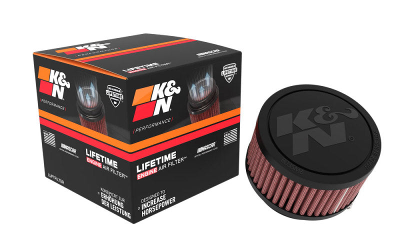 K&N Engineering K&N Universal Clamp-On Air Filter 2.25in Flange ID 3.5in OD 2in Height RU-1900 RU-1900 Photo - out of package