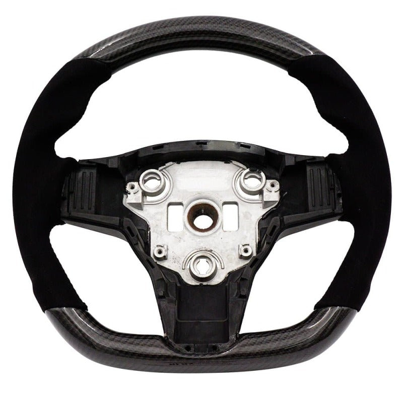 BLOX Racing Tesla Model 3 and Y Carbon/Alcantara Steering Wheel Red Stitching BXSW-60010-R BXSW-60010-R User 1
