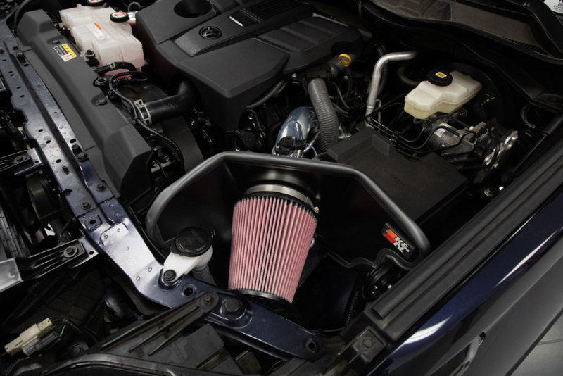 K&N Engineering K&N 2022 Toyota Tundra V6-3.5L F/I Performance Air Intake System 77-9042KP 77-9042KP Photo - Mounted