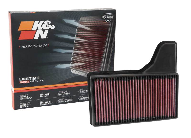 K&N Engineering 15- Mustang 2.3/3.7/5.0L Air Filter KNE33-5029 33-5029 Photo - out of package